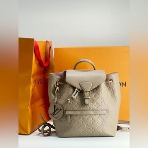 Louis Vuitton Empreinte Montsouris NM Beige Backpack